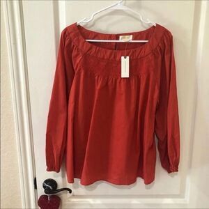 NWT Anthropologie Pullover Blouse by Maeve Size Smal